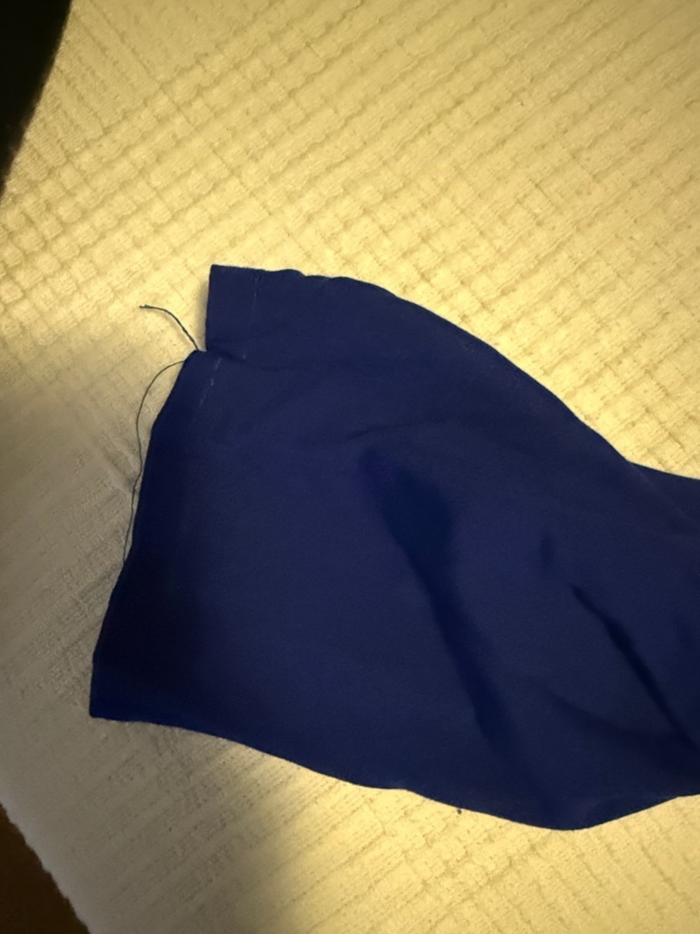 Navy Pleated Button-Front Blouse from marruecos - Picture 5 of 8